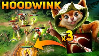 x3 Daedalus Hoodwink 1 Shot People 🔥🔥🔥30 Kills Rampage  | Dota 2 Gameplay