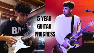 My 5 Year Guitar Progress (Self Taught)