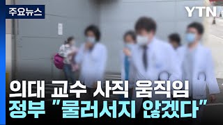 의대 교수들 사직 움직임...정부 \