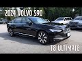 2024 Volvo S90 T8 Ultimate in Onxy Black Metallic / Walkaround with Heather