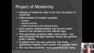 Week 2 Supplemental Jurgen Habermas Modernity an Unfinished Project