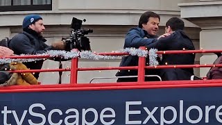 American Actor Mark Wahlberg filming new movie outside Horse Guard LONDON