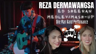 Our reaction to Reza Dermawangsa One Man Band Perfomance! | Mantap!!! | wow!!! 🤯