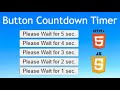 How to Create a HTML Button Countdown Timer with JavaScript - 2021