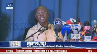 APC Leadership Meets Newly Elected Lawmakers