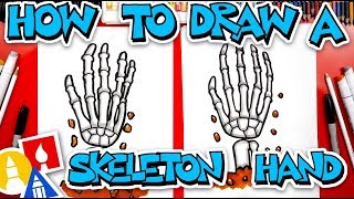 How To Draw A Skeleton Hand Coming Out Of The Ground