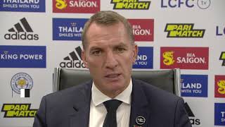 Rodgers on 'incredible start' as Leicester go top of EPL