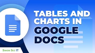 How to Add Tables and Charts in Google Docs