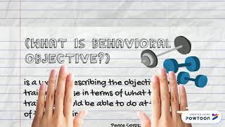 Behavioral Objectives