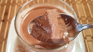 雙色朱古力布甸 Double Layer Chocolate Pudding 簡單易做🧑‍🍳 滑溜美味😋 Simple Recipe 🧑‍🍳 Smooth \u0026 Yummy 😋