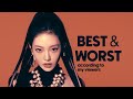 the best and WORST kpop songs in each group voted by YOU guys