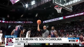 South Carolina comes up short of upset over No. 2 Auburn