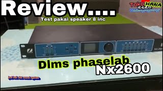 Review dlms phase lab nx2600 // line array void Micro 8 pasif dbq e480