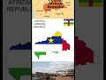 central African republic map and city with famous | world map of countries|# countries map|