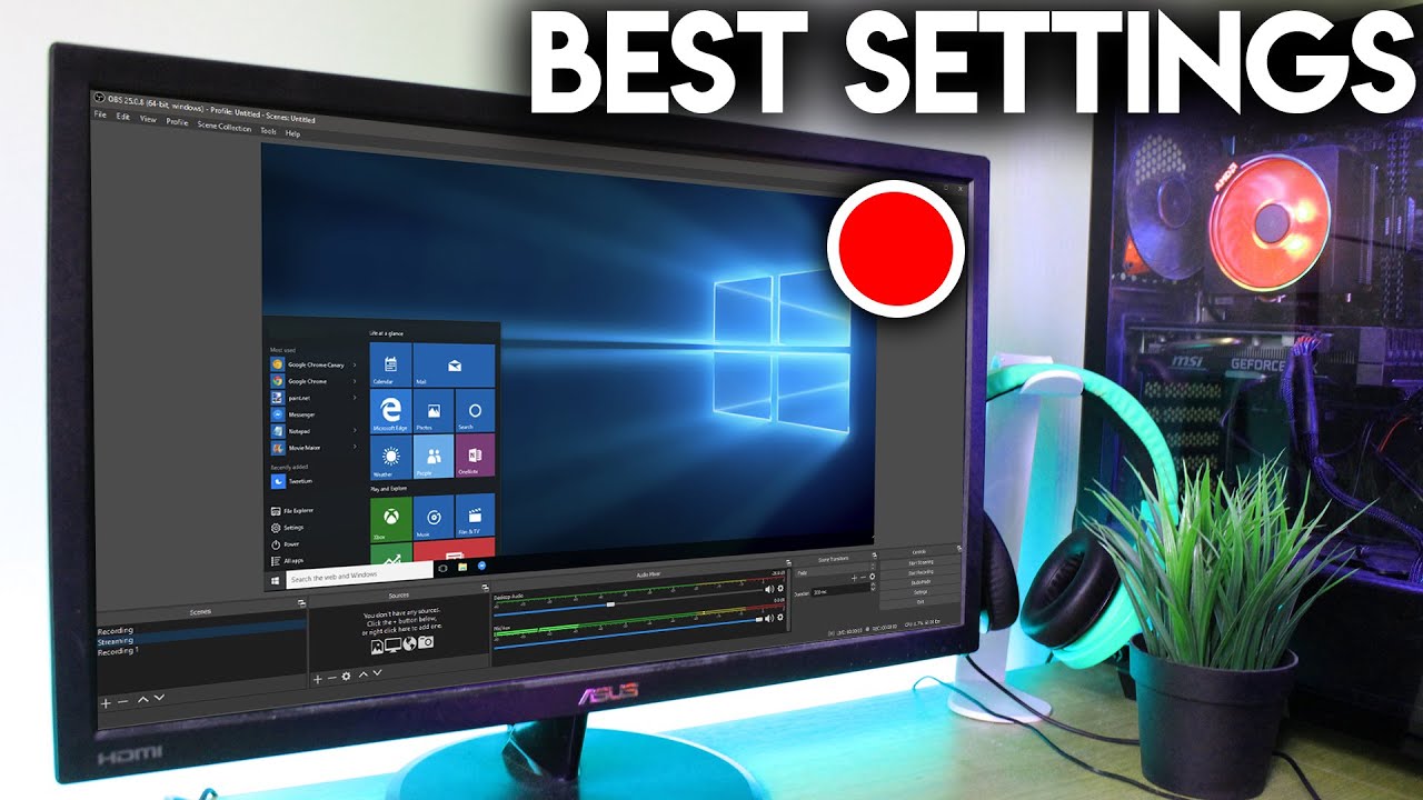 Best OBS Settings For Recording 1080p 60FPS (Low/High End PC Compatible ...