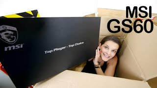 MSI GS60 G series unboxing