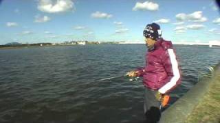 遠賀川バス釣り動画【BassFishing　WEB 　TV】2010年1月26日おかっぱり3