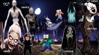 Monster School : Siren, Granny, Ice Scream and Friends - Minecraft Animation