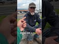 Millionaire blessed homeless veteran with $50,000 and his story was so sad #shorts