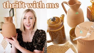 Thrifting Fabric + Cute Things For My Home 🧺 | THRIFT WITH ME