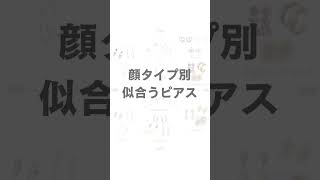 顔タイプ別、似合うピアスのご紹介✨あくまでも一例ではありますが、お買い物のご参考になれば嬉しいです☺️ #イメージコンサルタント #イメコン #顔タイプ診断