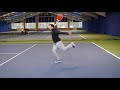 ATP One Handed Backhand Slow Motion (All Angles) - Tennis One Handed Backhand Technique