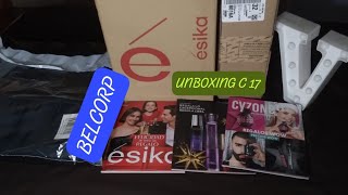 Unboxing de belcorp C 17 2024 ❤️‍🩹 mochila leonise minibolso larita  colonias maquillajes 💫fijarte.