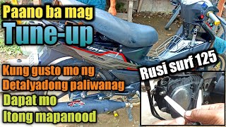 Paano mag tune up ng isang motor?Step by step tutorial / Ito Ang Detalyadong paliwanag/Rusi surf 125