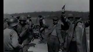 US Army in Germany between Rhueden and Goslar April 1945. Subsequent soundtrack added