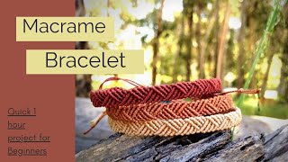 How to Make a Macrame Bracelet | Beginner Basics