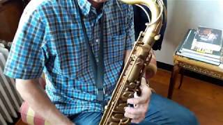 Adolphe Sax tenor saxophone