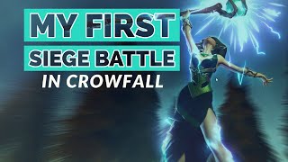 CROWFALL | My First Siege Battle!!!