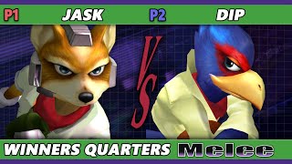 S@X 471 Winners Quarters - Jask (Fox) Vs. DIP (Falco) Smash Melee - SSBM