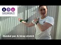 banded pec u0026 bicep stretch performobility