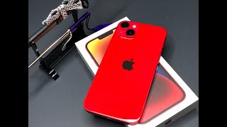 Apple Iphone 14 Plus (Product Red) - ASMR Unboxing