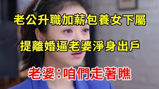 老公升職加薪包養女下屬，提離婚逼老婆淨身出戶，老婆：咱們走著瞧 | 翠花的秘密