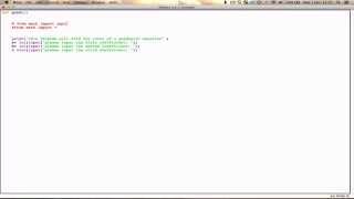 basics of python - how to solve quadratic equations and find their roots