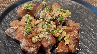 【Multi Sub】盐葱牛肋条，焦香爆汁！神仙级下酒菜，一口沦陷的极致鲜嫩 Salted Scallion Beef Ribs: 15-Minute Magic for Meat Lovers!