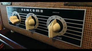 Newcomb P-10 Guitar Amplifier Conversion:  from clean to “about to explode”