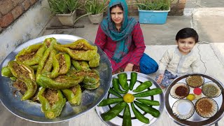 भरवां मिर्च | stuffed chilli | ऐसी भरवां मिर्च जिसे देखते ही खाने को मन कर जाए