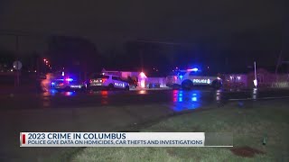 Columbus Police reveal 2023 data on homicides, car thefts and more