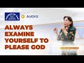 (English) Always Examine Yourself to Please God by Sr. Maria Luisa Piraquive