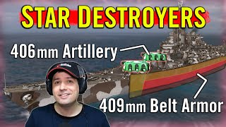 The STAR DESTROYERS in World of Warships - Battleships Gameplay Live