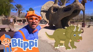 Learning Dinosaurs With Blippi | Educational Videos For Kids