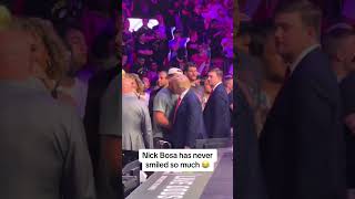 NICK BOSA CAN’T STOP SMILING AFTER MEETING FORMER PRESIDENT TRUMP