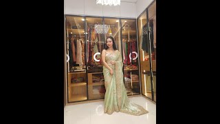 Designer jimmy choo saree whatsapp 8515999506