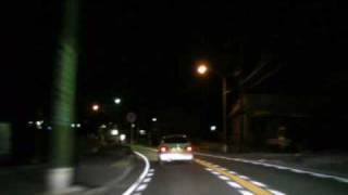 車載動画　V36で闇夜を走る