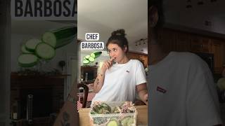 Healthy cucumber \u0026 smoked salmon salad | Chef Barbosa