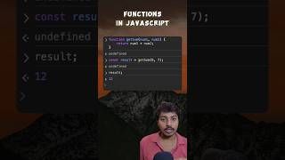 Return values from functions | JavaScript for Beginners series #javascript #shorts