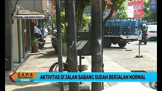 Pasca Aksi 22 Mei, Aktivitas di Jalan Sabang Sudah Berjalan Normal